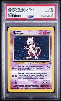 2000 Pokemon Game Base Ii 10 Mewtwo-holo PSA