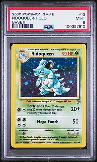 2000 Pokemon Game Base Ii 12 Nidoqueen-holo PSA