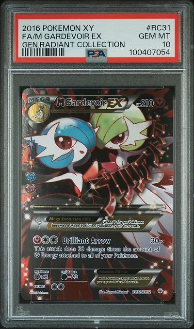 2016 Pokemon Xy Generations Radiant Collection Rc31 Full Art/m Gardevoir Ex PSA