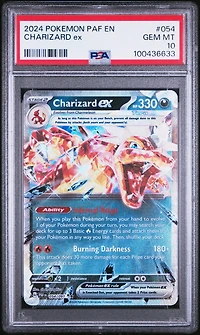 2024 Pokemon Paf En-paldean Fates Charizard Ex PSA