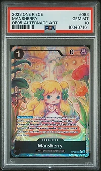 2023 One Piece Awakening Of The New Era 088 Mansherry Alternate Art PSA 10