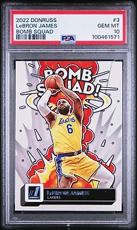 Panini Donruss Bomb Squad Lebron James PSA