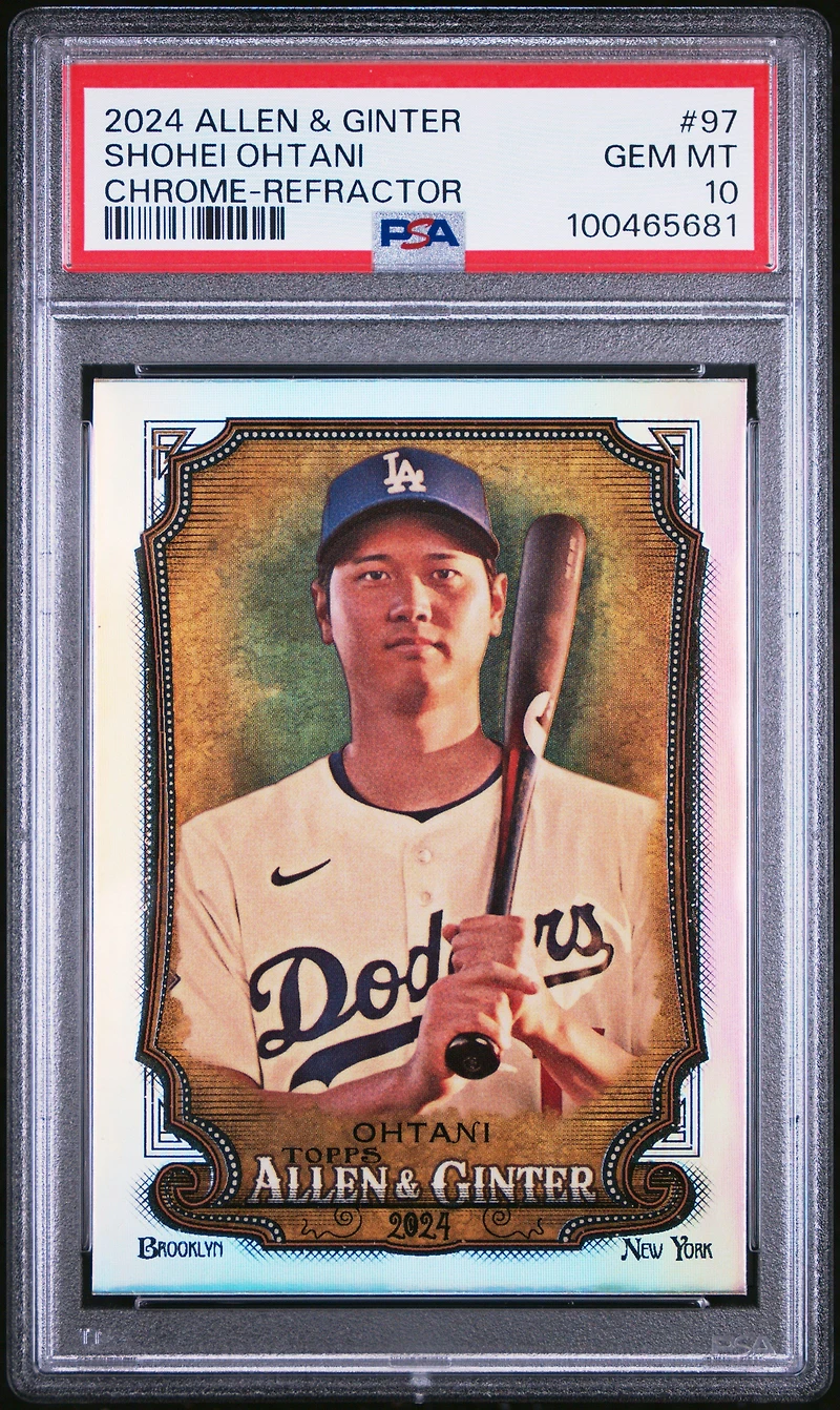 2024 Topps Allen & Ginter 97 Shohei Ohtani Chrome-refractor PSA 10