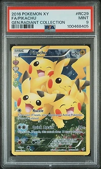 2016 Pokemon Xy Generations Radiant Collection Rc29 Full Art/pikachu PSA