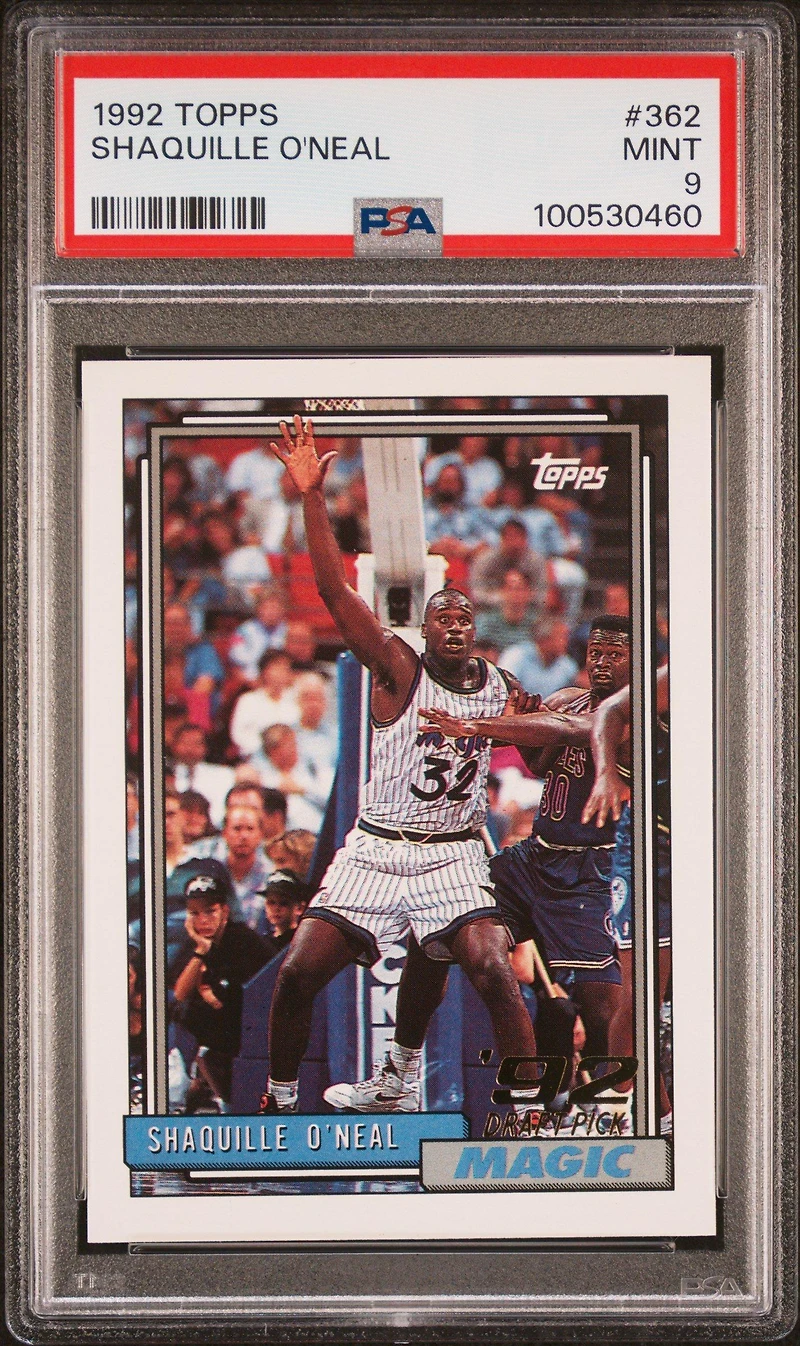 1992 Topps 362 Shaquille O'neal PSA
