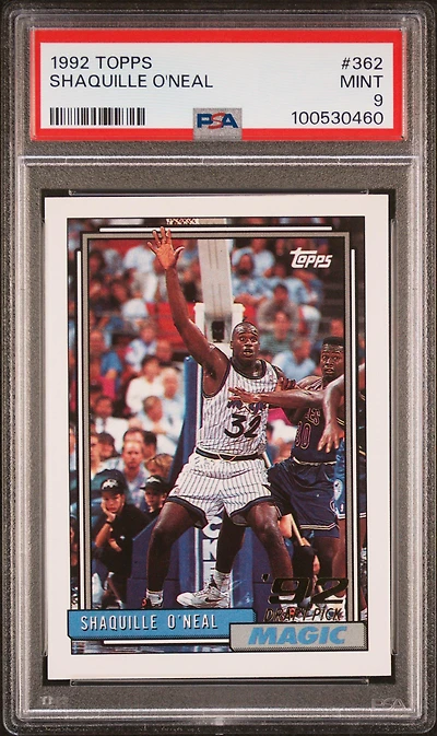 1992 Topps 362 Shaquille O'neal PSA