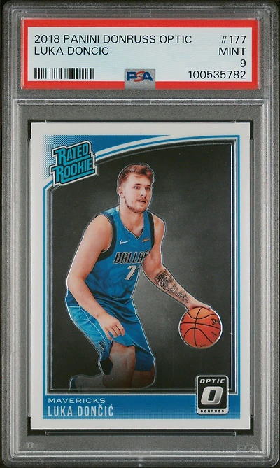 Panini Donruss Optic Luka Doncic PSA