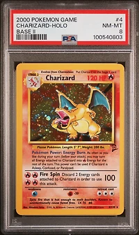 2000 Pokemon Game Base Ii 4 Charizard-holo PSA