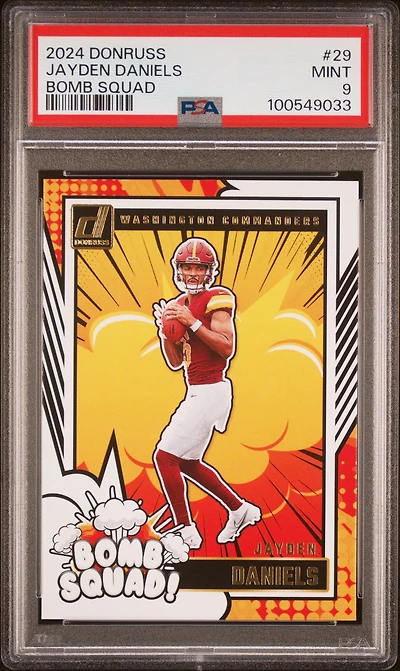 2024 Panini Donruss Bomb Squad 29 Jayden Daniels PSA
