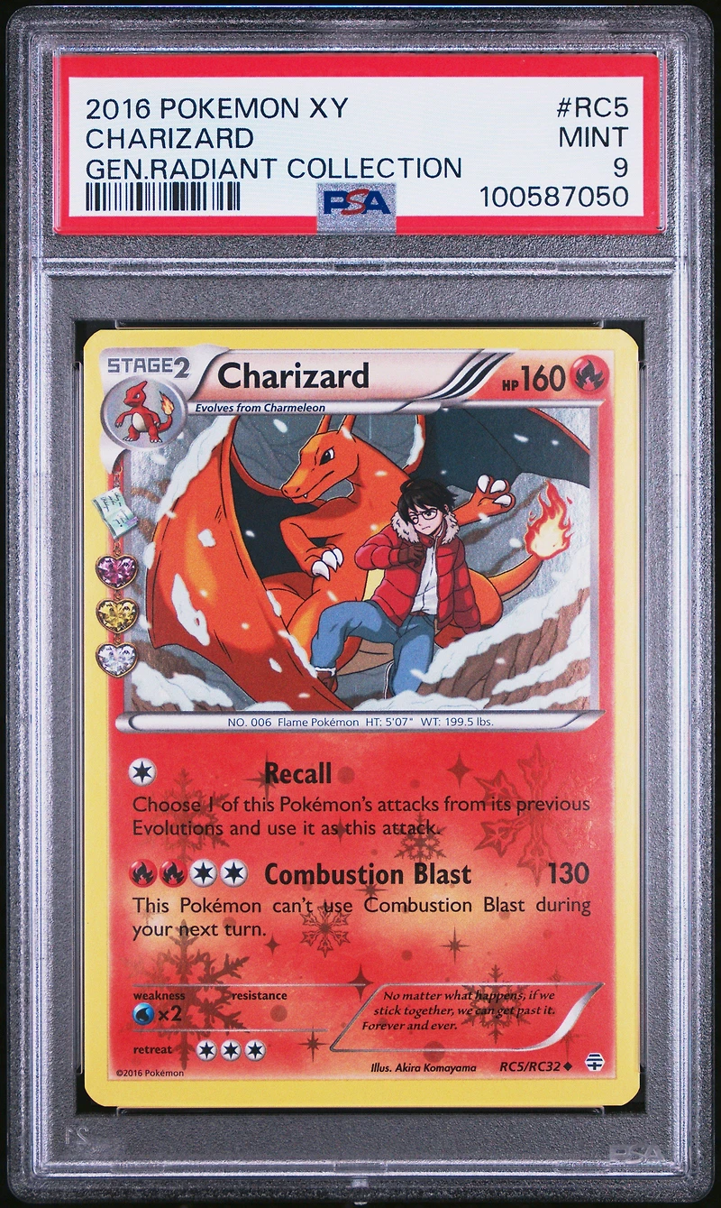 2016 Pokemon Xy Generations Radiant Collection Rc5 Charizard PSA