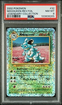 2002 Pokemon Legendary Collection 32 Nidoqueen-reverse Foil PSA