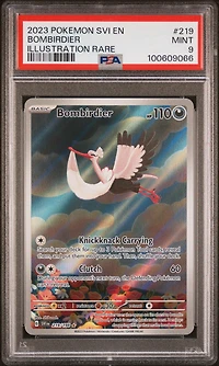 2023 Pokemon Svi En-scarlet & Violet 219 Bombirdier Illustration Rare PSA