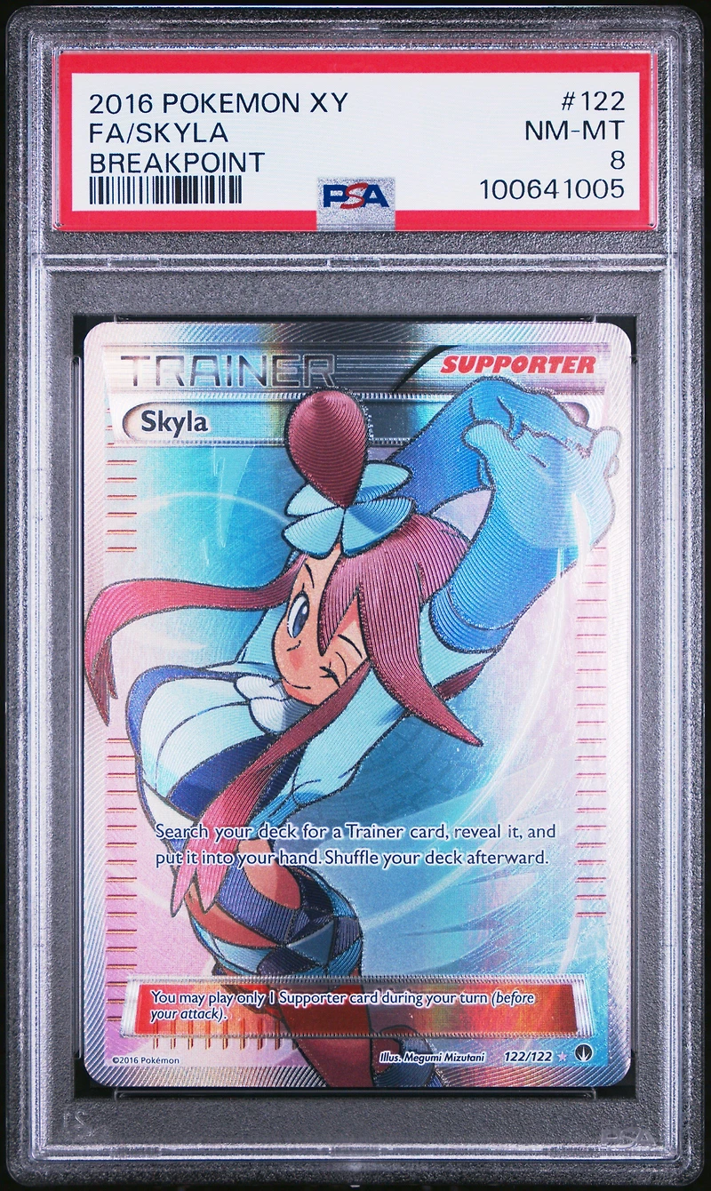 2016 Pokemon Xy Breakpoint 122 Full Art/skyla PSA