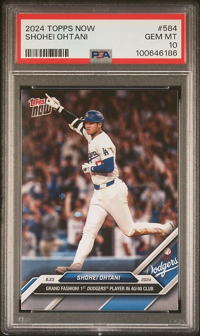 2024 Topps Now 584 Shohei Ohtani PSA