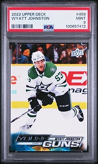 2022 Upper Deck 459 Wyatt Johnston PSA