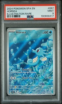 2024 Pokemon Sfa En-shrouded Fable 067 Horsea Illustration Rare PSA