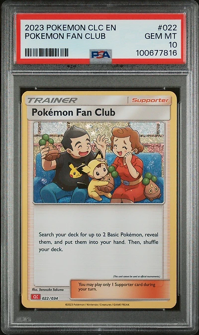 2023 Pokemon Clc-trading Card Game Classic Charizard & Ho-oh Ex Deck 022 Pokemon Fan Club PSA 10