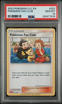 2023 Pokemon Clc-trading Card Game Classic Charizard & Ho-oh Ex Deck 022 Pokemon Fan Club PSA 10