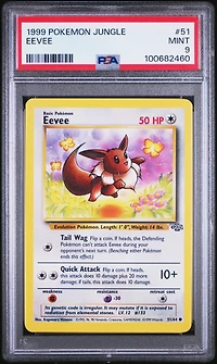 1999 Pokemon Jungle 51 Eevee PSA 9