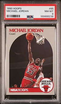 1990 Hoops 65 Michael Jordan PSA
