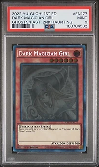 2022 Yu-gi-oh! Gfp2-ghosts From The Past: The 2nd Haunting En177 Dark Magician Girl 1st Edition PSA