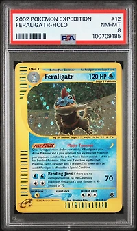 2002 Pokemon Expedition 12 Feraligatr-holo PSA