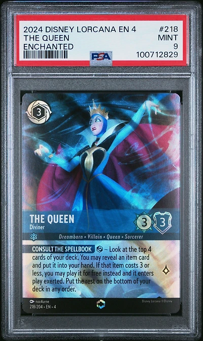 2024 Disney Lorcana En 4-ursula's Return 218 The Queen