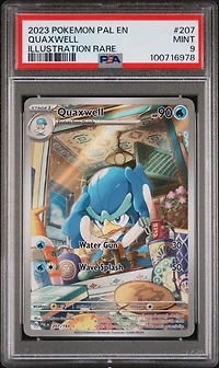 2023 Pokemon Pal En-paldea Evolved 207 Quaxwell Illustration Rare PSA
