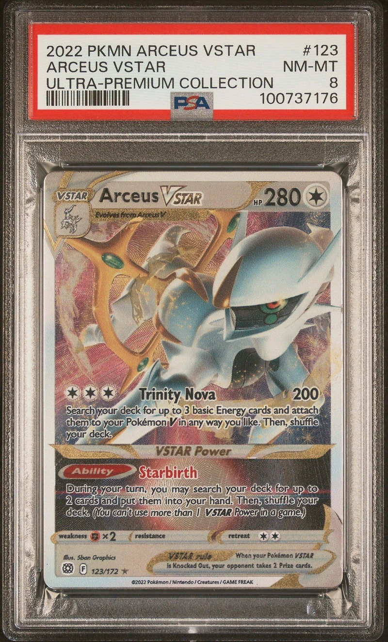 2022 Pokemon Arceus Vstar Ultra-premium Collection 123 Arceus Vstar PSA
