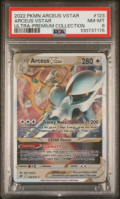 2022 Pokemon Arceus Vstar Ultra-premium Collection 123 Arceus Vstar PSA