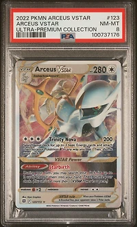 2022 Pokemon Arceus Vstar Ultra-premium Collection 123 Arceus Vstar PSA