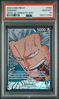 2023 One Piece Paramount War 093 Smoker Alternate Art PSA 10