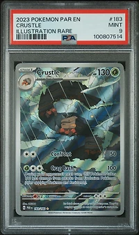 2023 Pokemon Par En-paradox Rift 183 Crustle Illustration Rare PSA