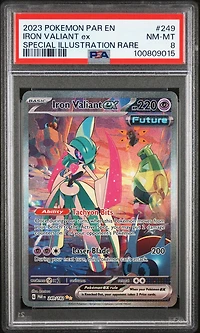 2023 Pokemon Par En-paradox Rift 249 Iron Valiant Ex Special Illustration Rare PSA