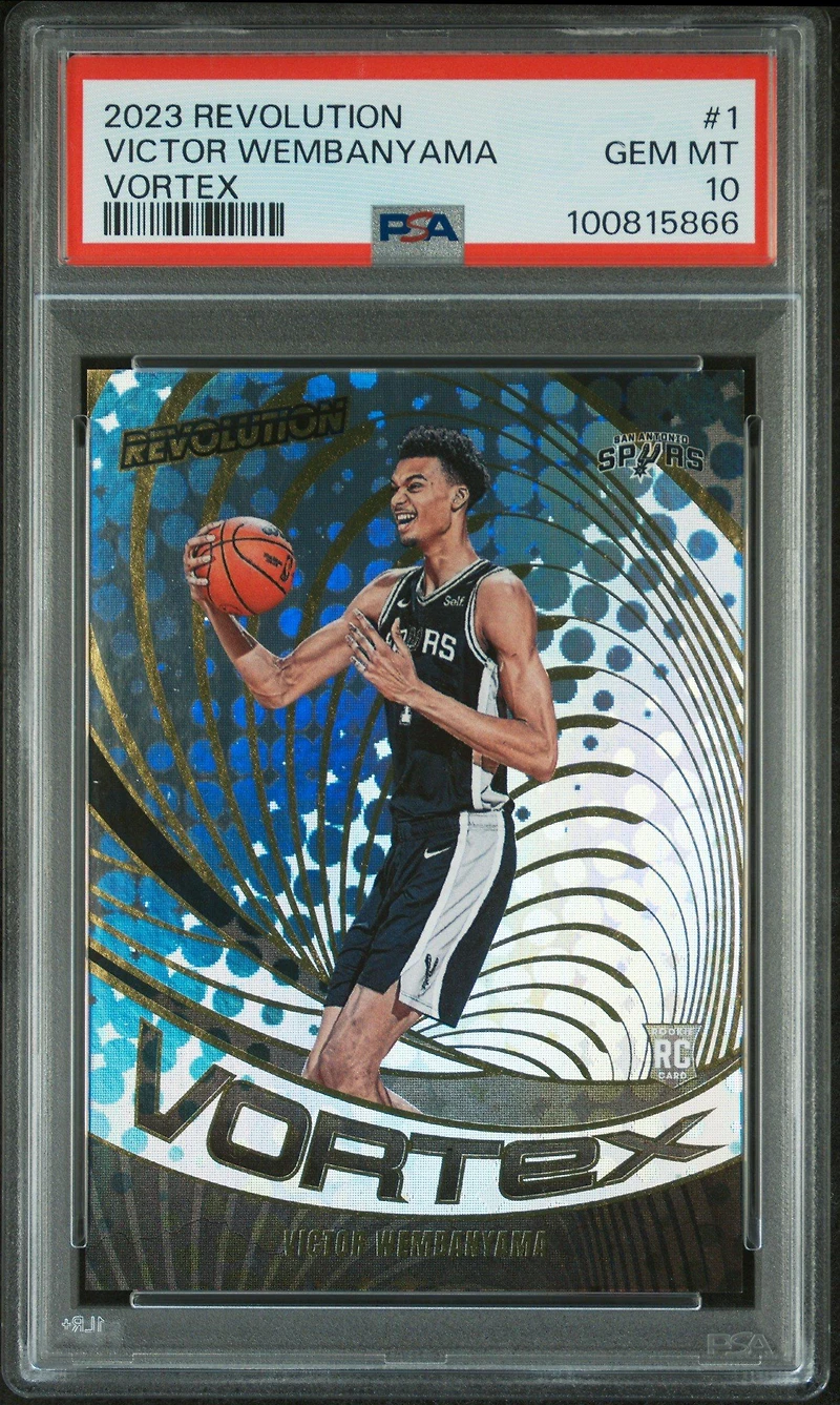 2023 Panini Revolution Vortex 1 Victor Wembanyama PSA