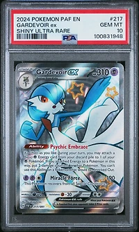 2024 Pokemon Paf En-paldean Fates 217 Gardevoir Ex Shiny Ultra Rare PSA