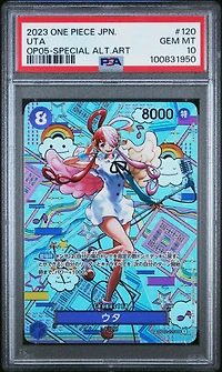 2023 One Piece Japanese Awakening Of The New Era 120 Uta Special Alternate Art PSA 10