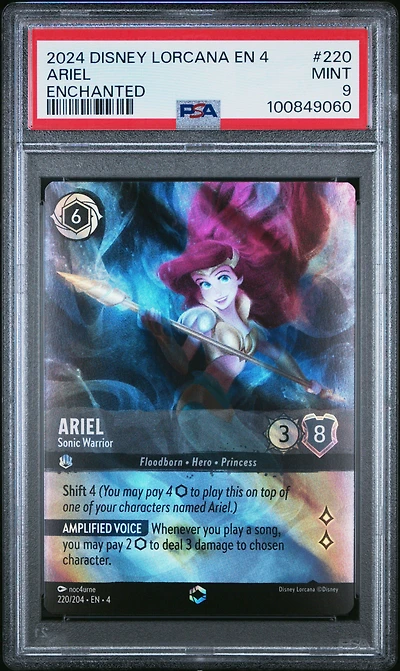 2024 Disney Lorcana En 4-ursula's Return 220 Ariel
