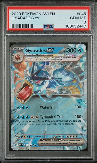 2023 Pokemon Svi En-scarlet & Violet Gyarados Ex PSA