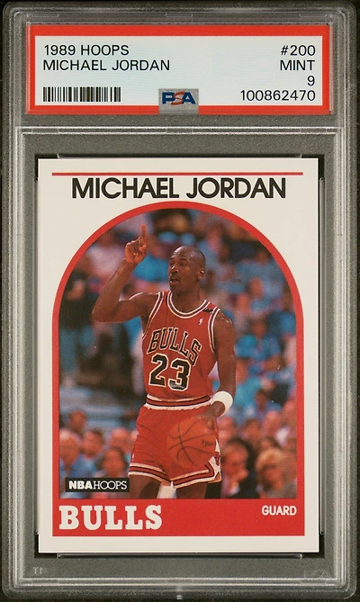 1989 Hoops 200 Michael Jordan PSA