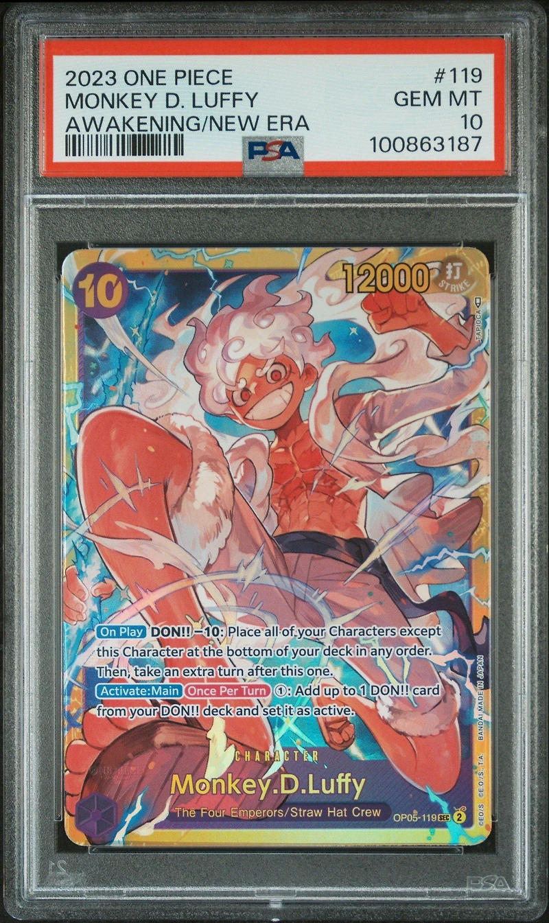 2023 One Piece Awakening Of The New Era 119 Monkey D. Luffy PSA