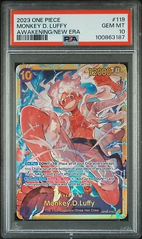 2023 One Piece Awakening Of The New Era 119 Monkey D. Luffy PSA