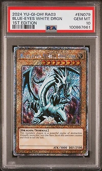 2024 Yu-gi-oh! Ra03-quarter Century Bonanza En079 Blue-eyes White Dragon 1st Edition PSA