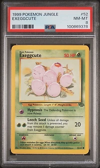 1999 Pokemon Jungle 52 Exeggcute PSA