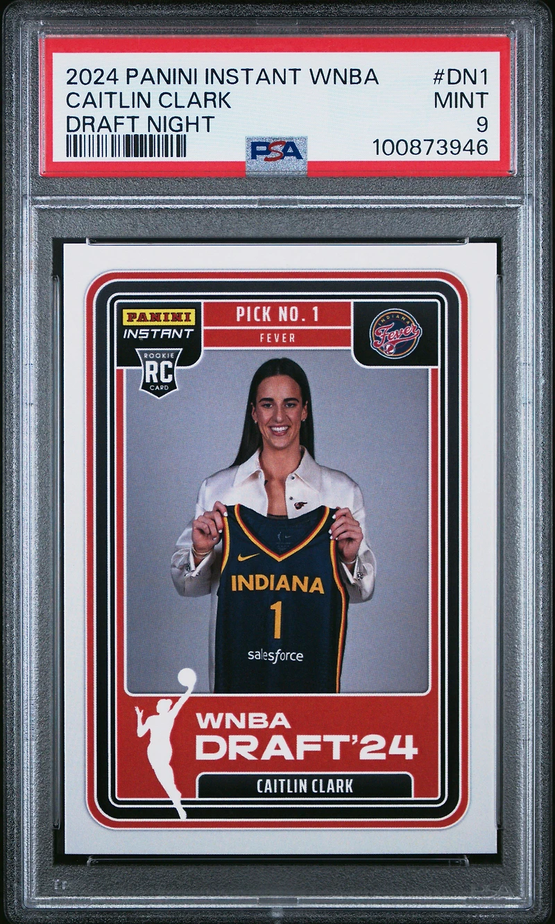2024 Panini Instant Wnba Draft Night Dn1 Caitlin Clark PSA
