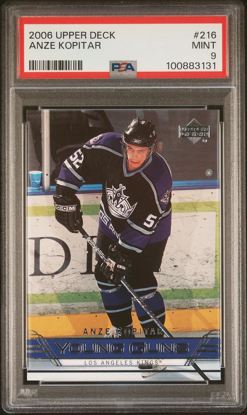 2006 Upper Deck 216 Anze Kopitar PSA 9