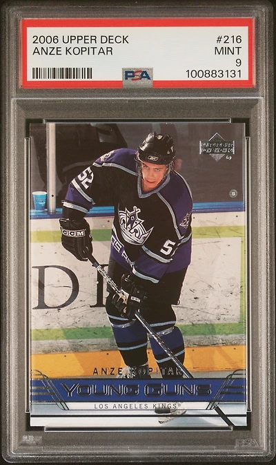 2006 Upper Deck 216 Anze Kopitar PSA 9