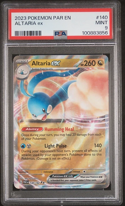 2023 Pokemon Par En-paradox Rift Altaria Ex PSA