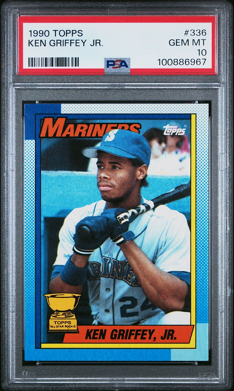 1990 Topps 336 Ken Griffey Jr. PSA