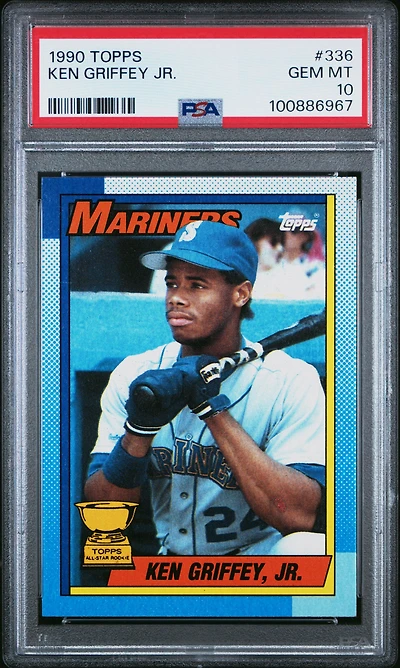 1990 Topps 336 Ken Griffey Jr. PSA